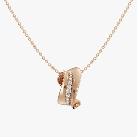 Conic Rose Gold Jewelry Pendant